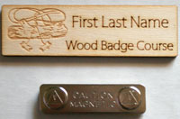 Wood Badge Tag