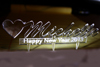 Heart Name Cake Topper