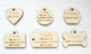 Custom Wood ID Tag